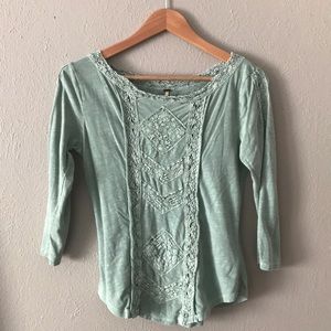 FREE PEOPLE detailed shirt